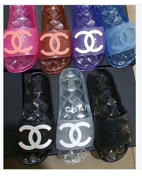 chanel jelly sandals replica|chanel cold trip slide sandals.